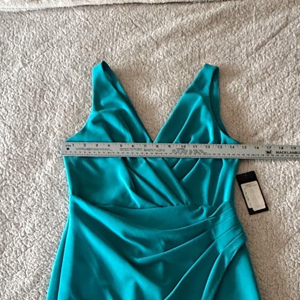 Guess Women's Turquoise Asymmetrical Dress Size 4 New - Picture 5 of 9